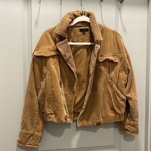 Cropped corduroy jacket